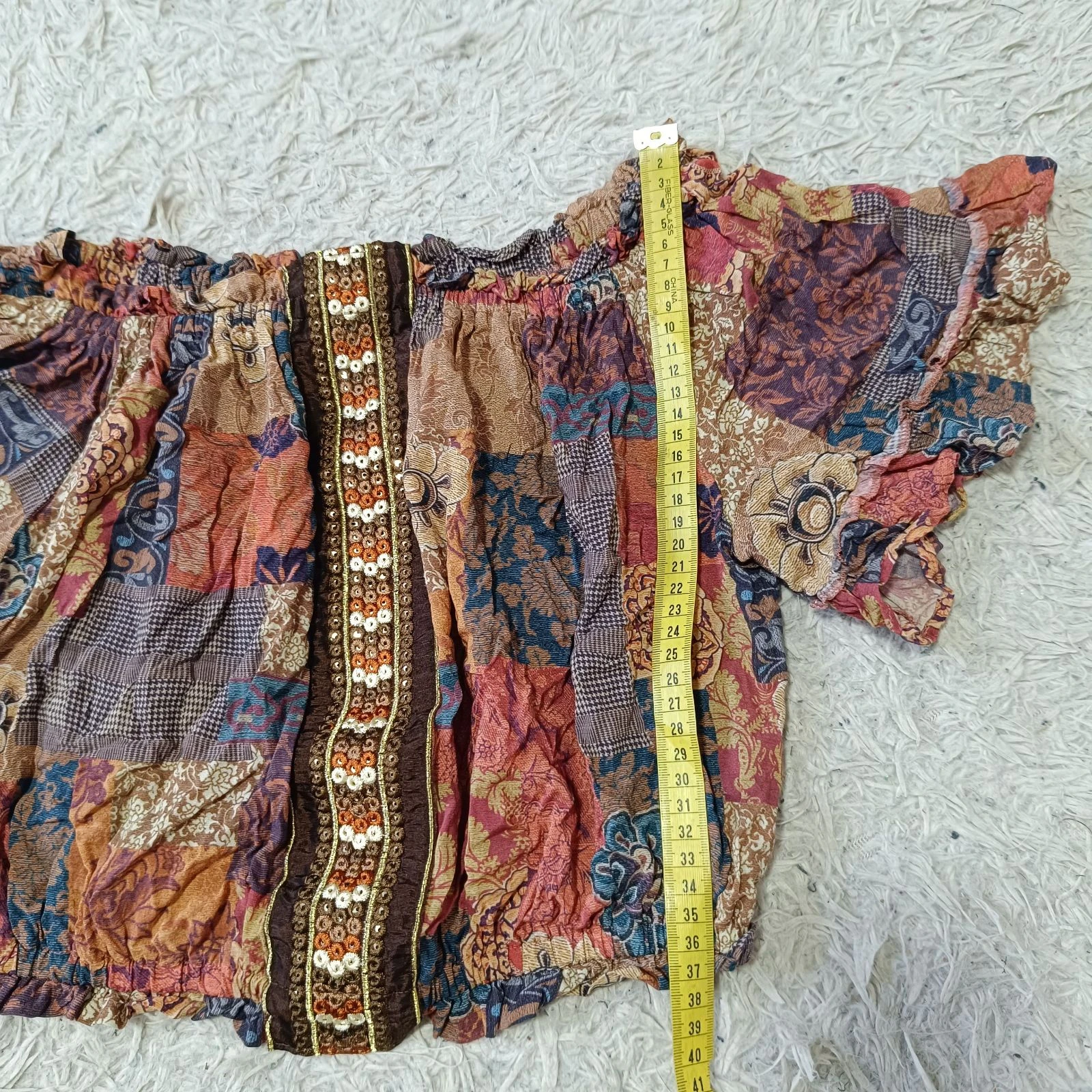 Prachtige vintage-stijl croptop 🌇 Studio F / Haut court de stijl vintage prachtig – photo 6